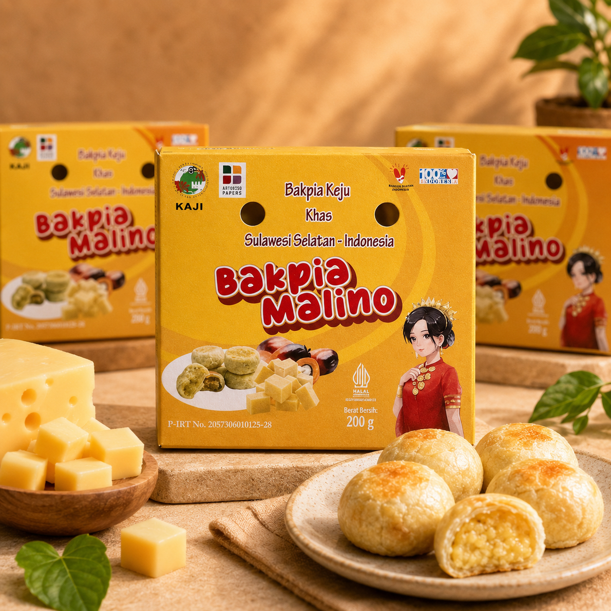 Bakpia Malino rasa keju gurih khas Malino